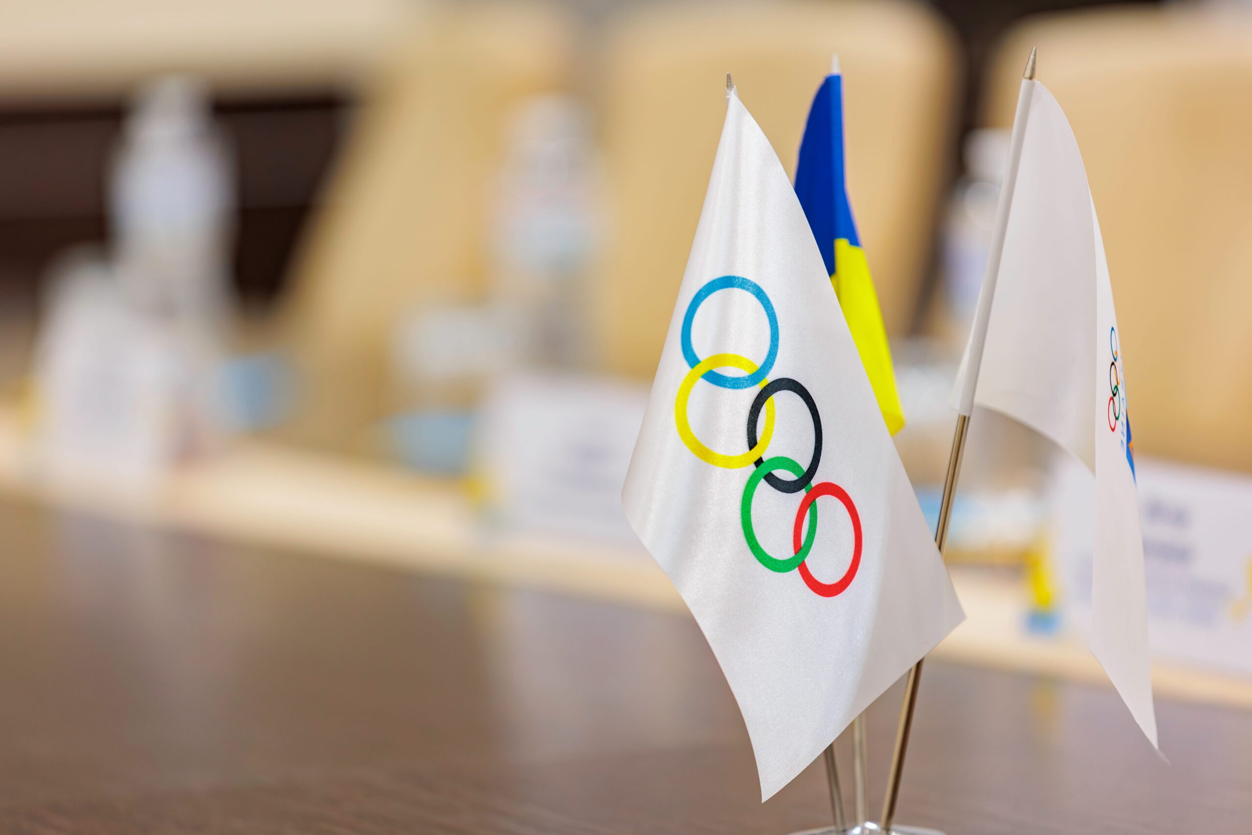 Winter Olympics flag